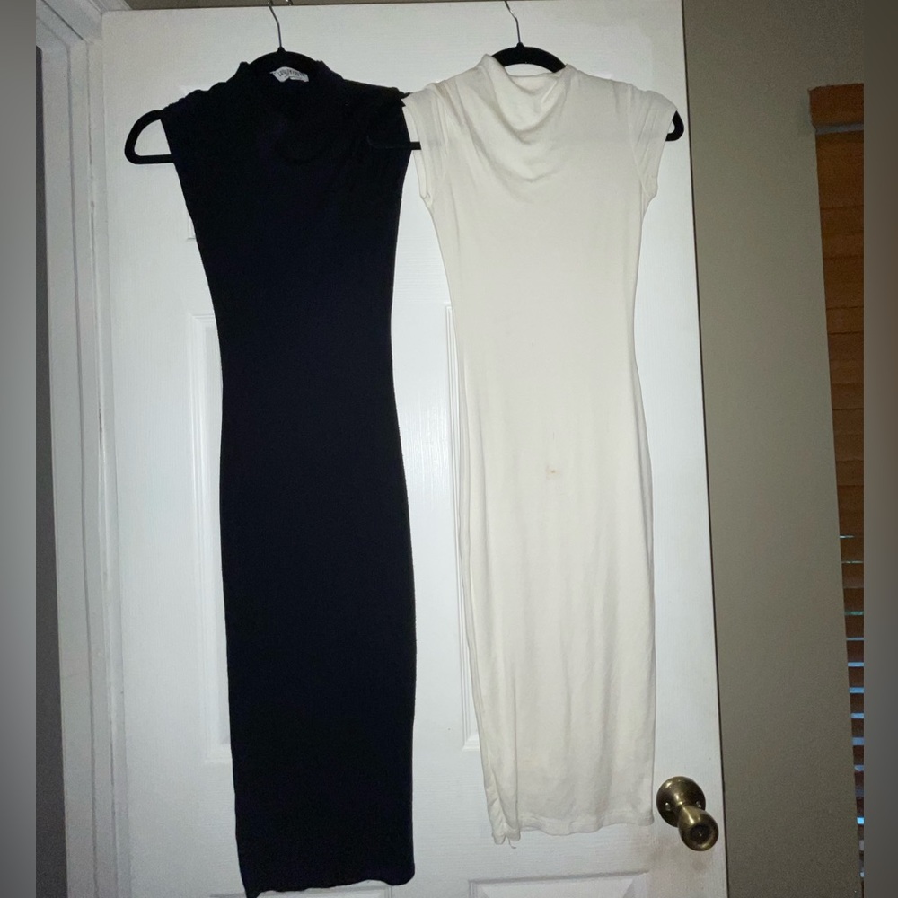 Black and White FashionNova dresses